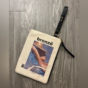 FRAME bag pouch wristlet canvas